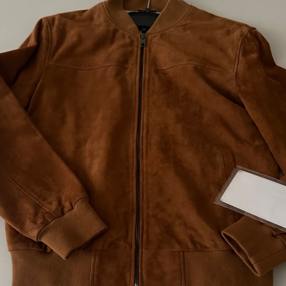 Source Unknown Tan Bomber Jacket